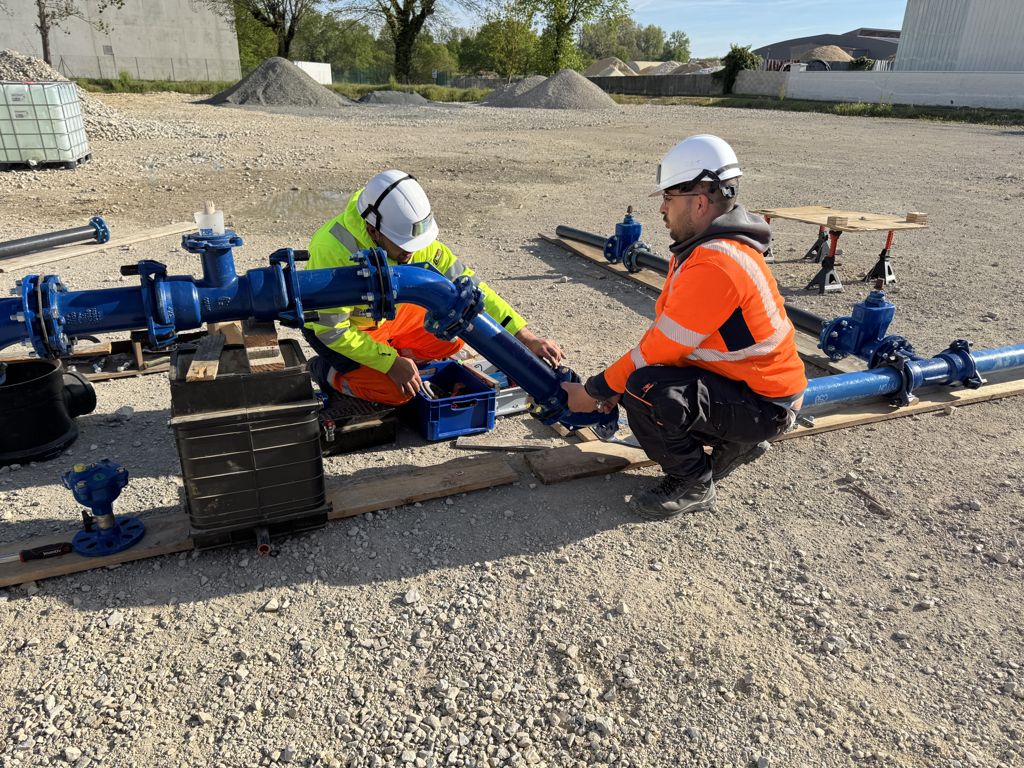 Plateforme Marzy - exercice canalisateur